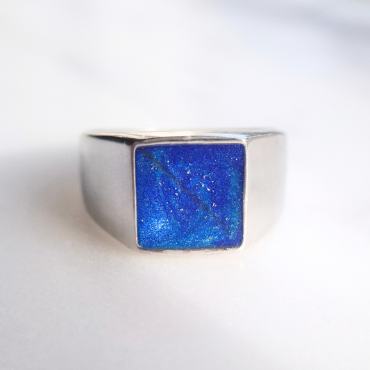 'Arden' | Zegelring met as