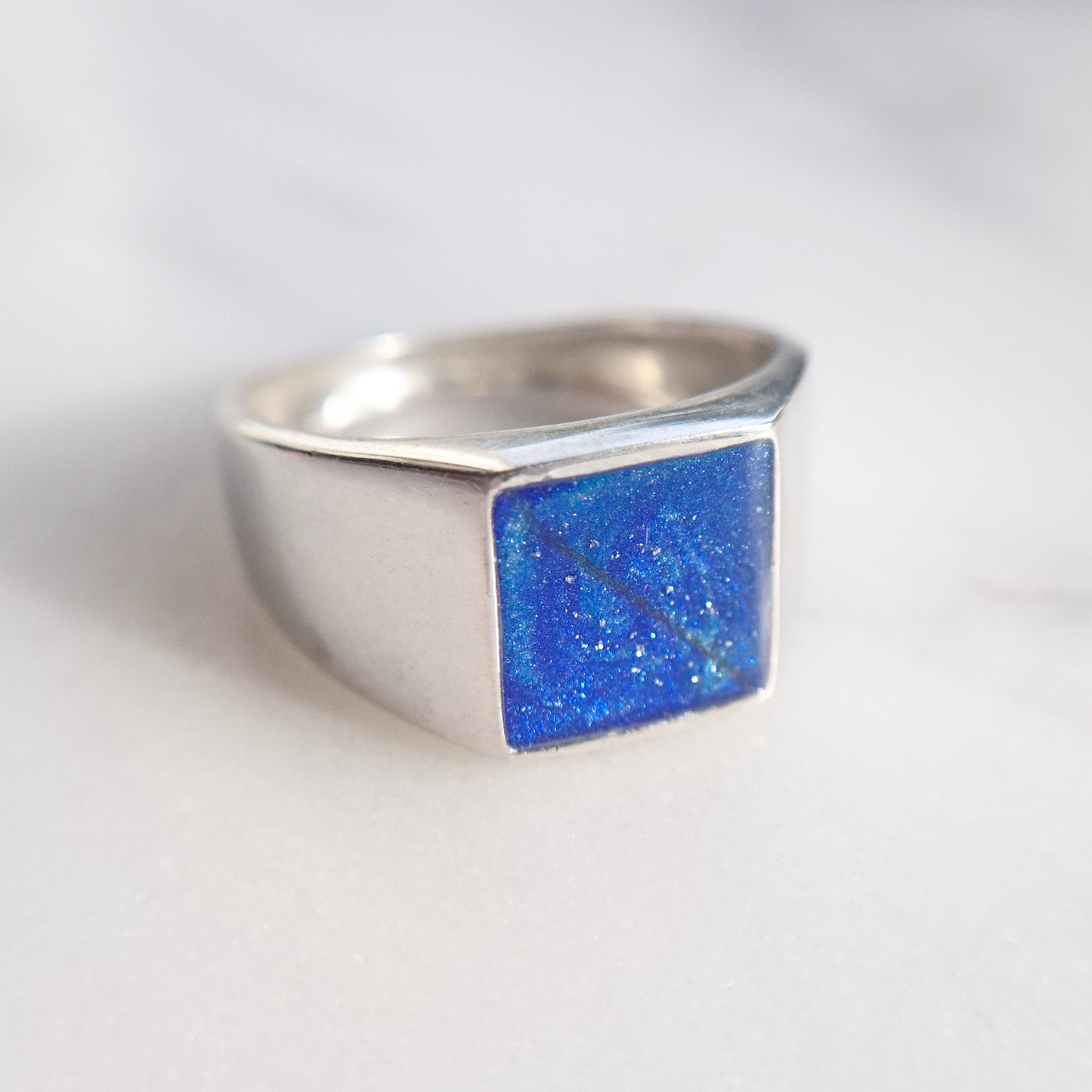 'Arden' | Zegelring met as