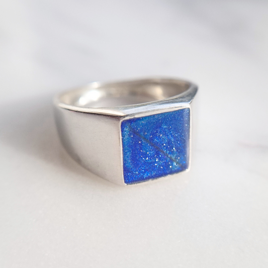 'Arden' | Zegelring met as